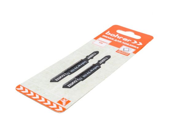 Пилки по плитке для лобзика T150RIFF (2 шт; 75х50 мм; HM) BOHRER 37501505 – изображение 2