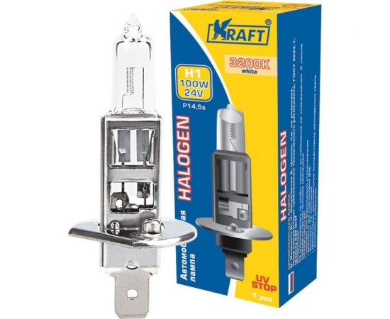 Автолампа KRAFT H1 24v 100w P14.5s KT 700003 – изображение 2