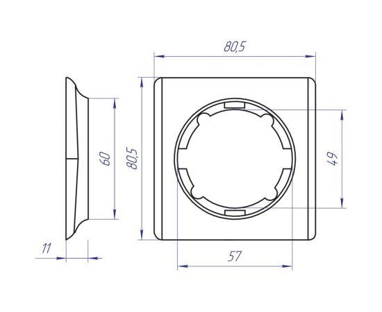 Одинарная рамка OneKeyElectro, цвет бежевый 1E52101301 2172805 – изображение 4