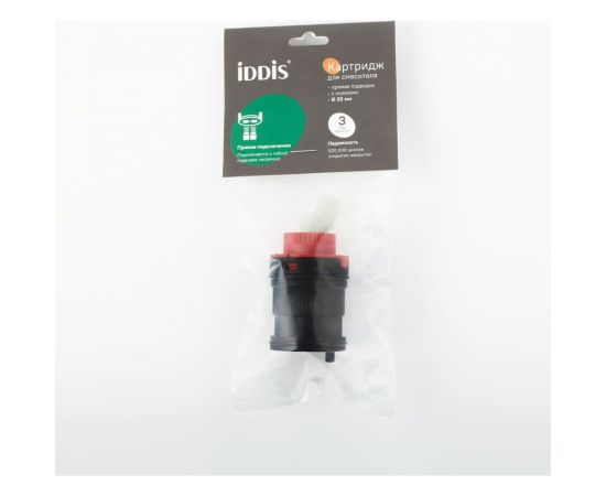 Картридж для смесителя IDDIS керамика 35 мм, с ножками, прямая подводка 999C35H2SM – изображение 5