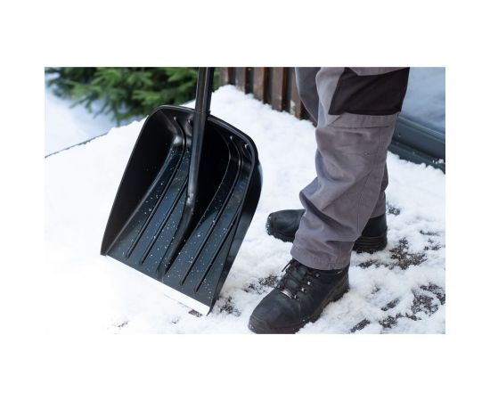 Лопата для уборки снега с алюминиевым черенком Plantic Snow 12004-01 – изображение 5