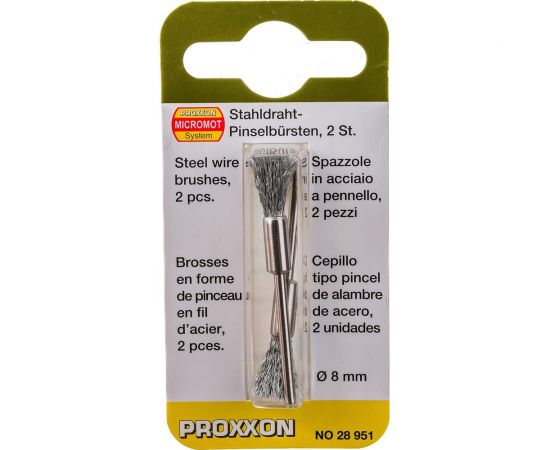 Щетка стальная (2 шт; 8 мм) Proxxon PR- 28951 – изображение 2