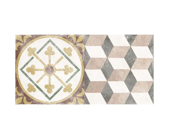 Керамическая настенная плитка LAPARET Atlas бежевый микс, 20x40 см, 1.2 кв.м, 15 плиток в упаковке х9999279382 – изображение 7