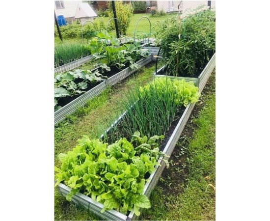 Оцинкованная грядка ВОЛЯ премиум 2x0.7 м Грядка07 – изображение 7