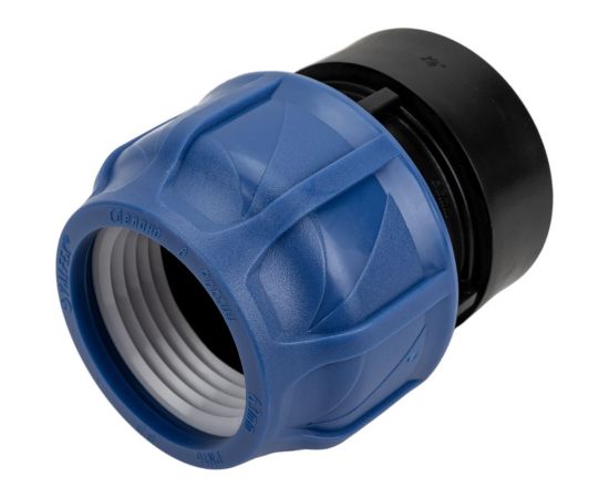 Компрессионная соединительная муфта VALFEX ПНД, с внутренней резьбой, 63x2 1/2"" 121001263212 – изображение 9