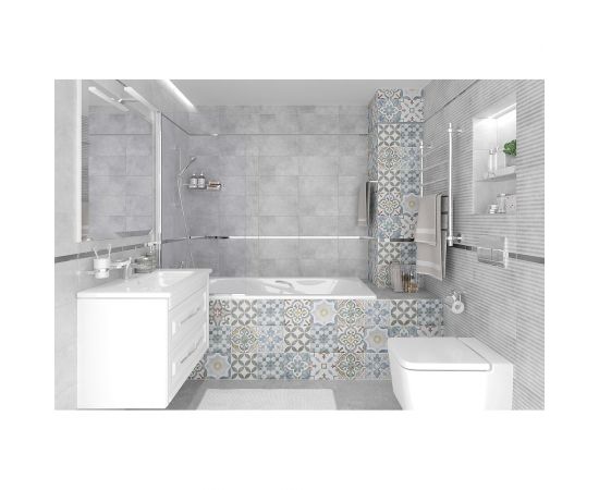 Керамическая настенная плитка LAPARET Atlas бежевый микс, 20x40 см, 1.2 кв.м, 15 плиток в упаковке х9999279382 – изображение 6