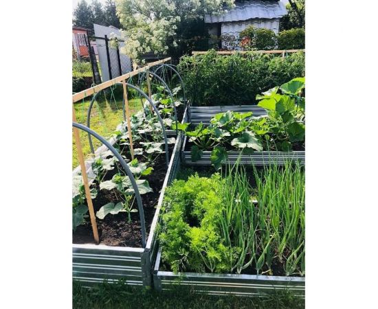 Оцинкованная грядка ВОЛЯ премиум 2x0.7 м Грядка07 – изображение 6