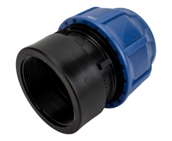 Компрессионная соединительная муфта VALFEX ПНД, с внутренней резьбой, 63x2 1/2"" 121001263212 – изображение 8
