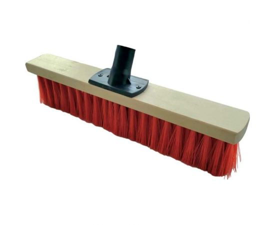 Щетка для пола Никище ""Пеликан"" 400x55x17 мм, с пластмассовым держателем 19360 