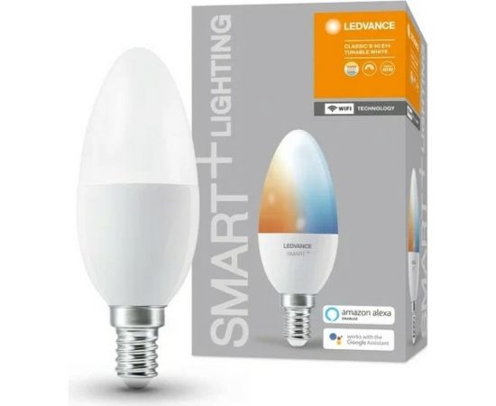 Умная WiFi лампа LEDVANCE SMART+ WiFi Candle Tunable White 40 5 W/2700…6500K E14 4058075485556 