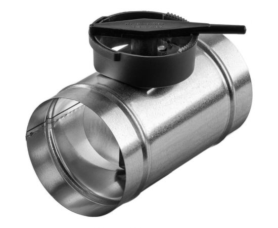 Дроссель-клапан оцинкованный для воздуховодов 100 мм ORE 4607122243085 