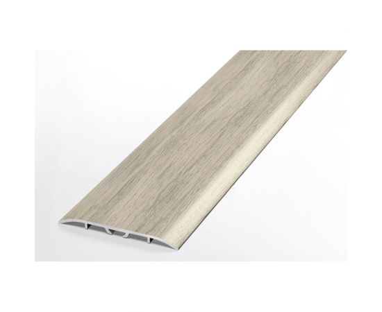 Порог прямой алюминиевый декоративный (60 мм, 0,9 м, Клен беленый) ЛУКА УТ000012663 