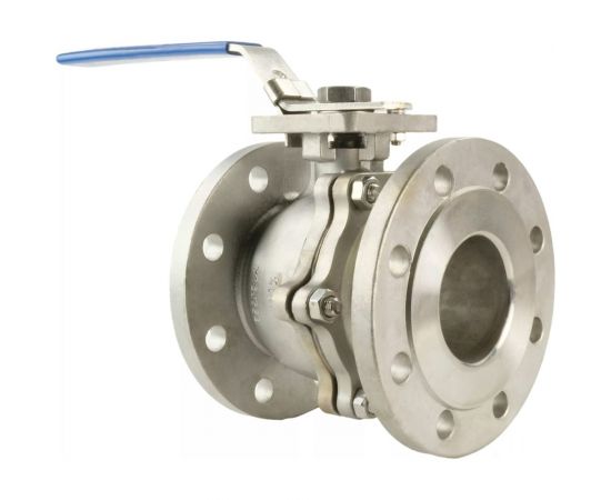 Шаровый кран DN.ru КШФП.316.200 Ду80 Ру16 с ISO-фланцем и рукояткой D160-04877 