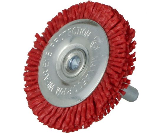 Щетка нейлоновая 50 мм, с хвостовиком FASTER TOOLS 3832 