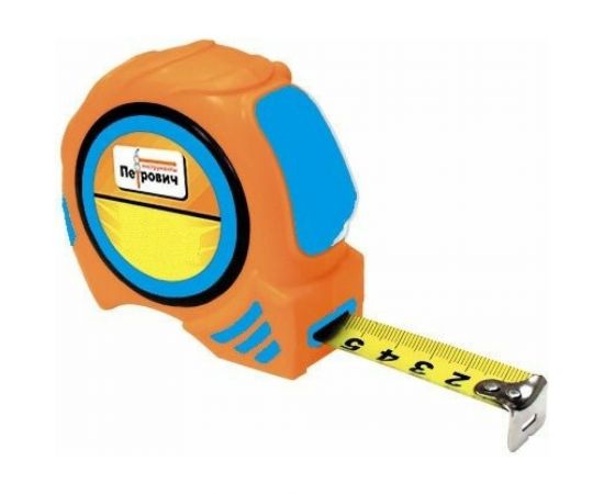 Рулетка Петрович П069-0316 в обрезиненном корпусе, AUTOLOCK, 3 м, 16 мм 4100003146 