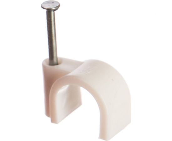 Круглая скоба с гвоздем Зубр для крепления кабеля 12мм, 40шт 45111-12 