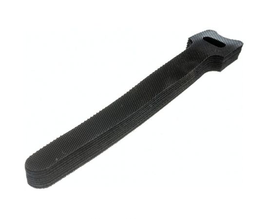 Велькро стяжки FORTISFLEX КСВ 12х135 черный 59294 