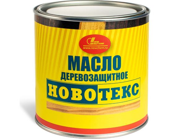 Деревозащитное масло НОВБЫТХИМ НОВОТЕКС (бесцветное; банка 0.75 л) 2506 