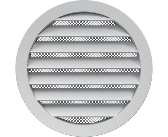 Решетка вентиляционная круглая 15РКМ (180 мм; алюминиевая; с фланцем 150 мм) ERA 90-02092 