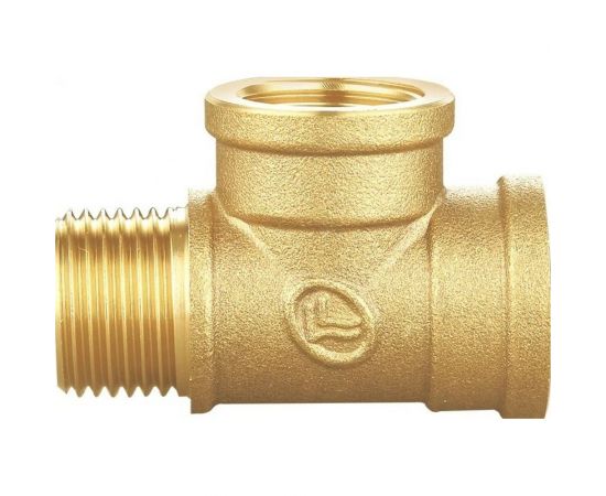 Тройник DOUBLE-LIN резьбовой латунный вр/вр/нр - 3/4" LL6121 (3/4") 