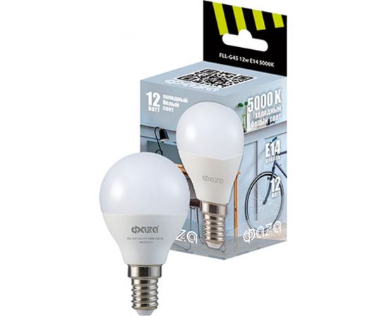 Лампа ФАZА FLL- G45 12w E14 5000K 230/50 5038592 