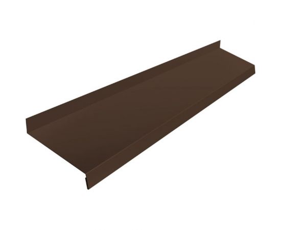 Отлив СТД ПетроСтрой 120 коричневый STD_MSK_00083 