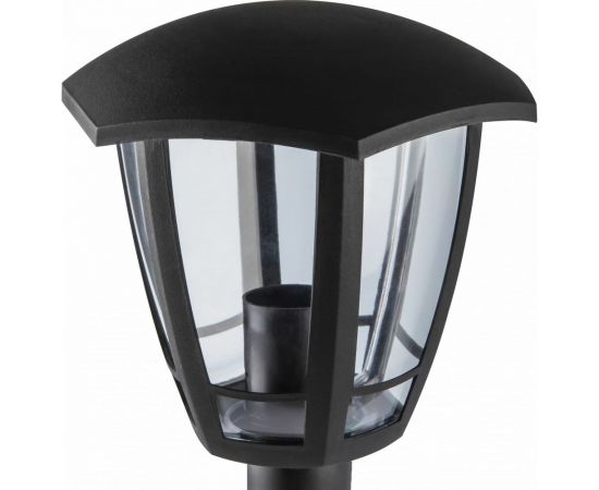 Садово-парковый напольный светильник ЭРА 4-гранный, черный, 112см, E27, IP44 У1 НТУ 0740002 4 Б0051192 – изображение 8