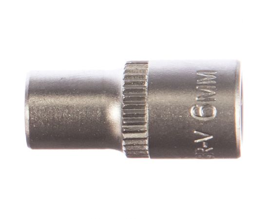 Головка торцовая МАСТЕР (6 мм; 1/4""; Cr-V; FLANK) Зубр 27715-06 – изображение 3