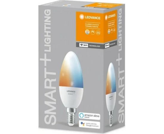 Умная WiFi лампа LEDVANCE SMART+ WiFi Candle Tunable White 40 5 W/2700…6500K E14 4058075485556 – изображение 4