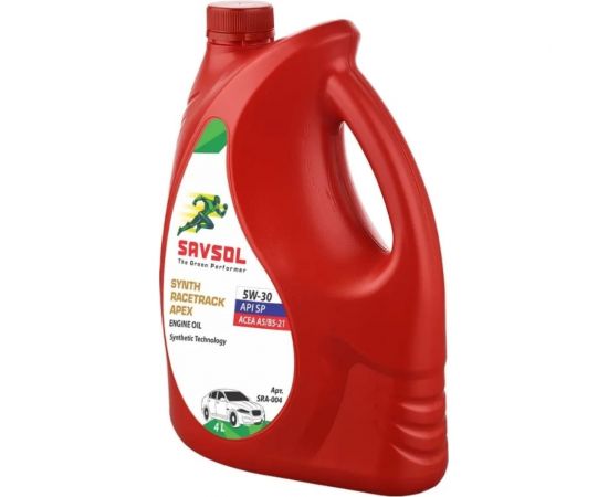 Моторное масло SAVSOL SSR APEX синтетическое, 5W-30, ACEA А5/В5-21, API SL/CF, 4 л SRA-004 – изображение 3