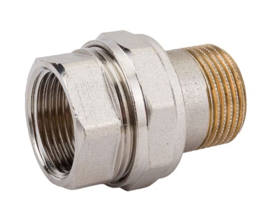 Соединитель ITAP прямой, никелированный, ""американка"", 1 ART 161 – изображение 5