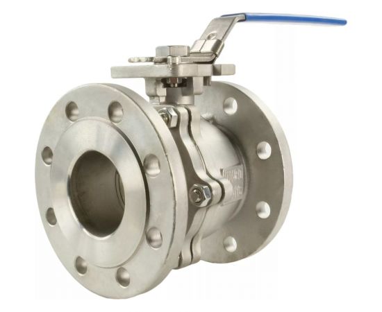 Шаровый кран DN.ru КШФП.316.200 Ду80 Ру16 с ISO-фланцем и рукояткой D160-04877 – изображение 2