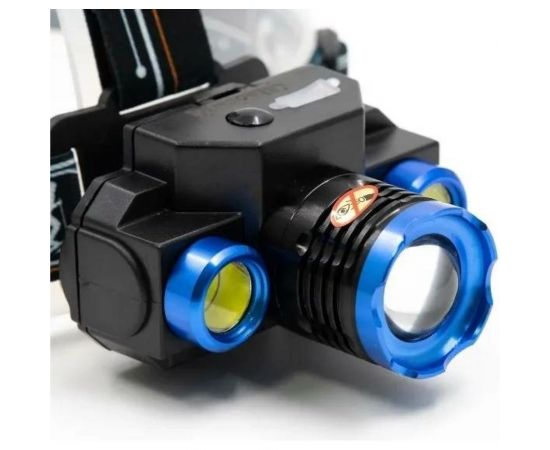 Налобный фонарь Следопыт СИБИРСКИЙ -Люкс, 1 LED и 2 COB, zoom, аккум. 220В, USB, PF-PFL-HL32 – изображение 4