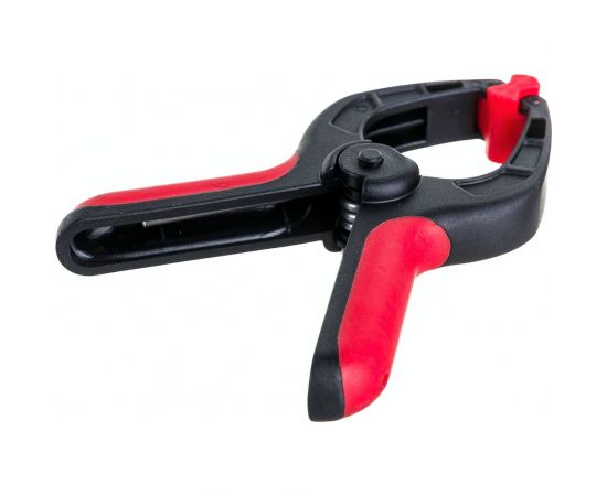 Клещеобразная струбцина РемоКолор пластиковый корпус, усиленная пружина, длина 3/75 мм, зев 33 мм 44-2-075 – изображение 2