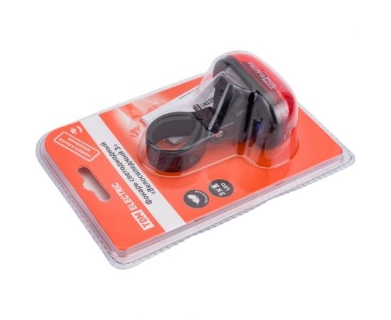 Светодиодный фонарь TDM Велосипедный 3 3 режима работы, 3 LED, 20 лм/Вт 2*AAA SQ0350-0029 – изображение 3