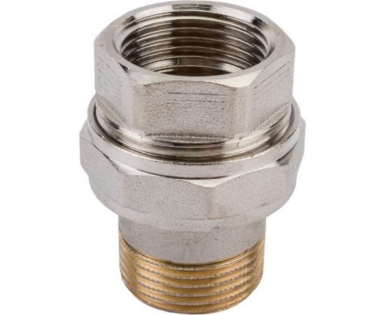 Соединитель ITAP прямой, никелированный, ""американка"", 1 ART 161 – изображение 3