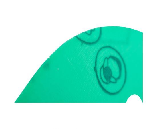 Круг шлифовальный на липучке - зелёный 125 мм, 5 шт, P1500 FASTER TOOLS 8552 – изображение 2