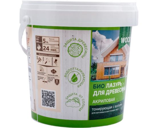 Акриловая лазурь для дерева Farbitex (защитно-красящая; сосна; 0.9 л) 4300007740 – изображение 2