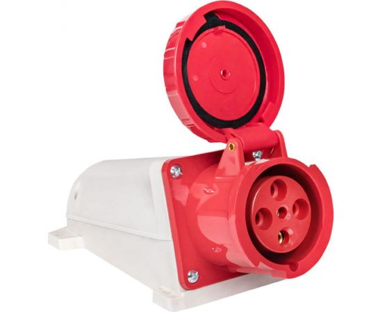 Кабельная розетка EKF 63А 3Р+Е IP44 на пов 380В 134 ps-134-63-380 – изображение 4