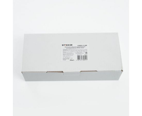 Изолированный наборный зажим (винтовой) STEKKER ЗНИ - 6,0 (JXB 6), синий 39360 – изображение 3