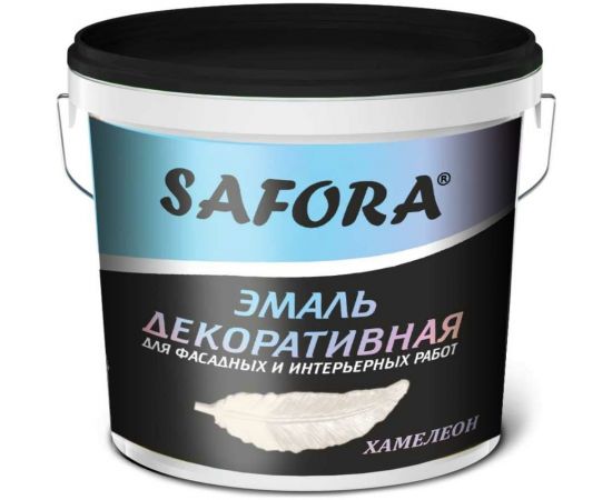 Декоративная акриловая эмаль SAFORA перламутровая хамелеон 800 г ЭМ103/2 