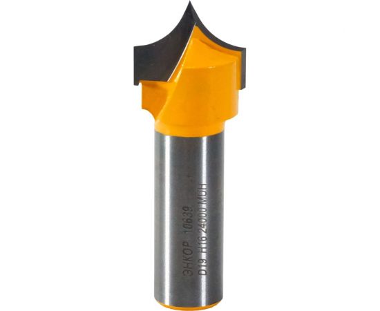 Фреза пазовая фасонная (19х16 мм; R 10 мм; хвостовик 12 мм) по дереву Энкор 10639 