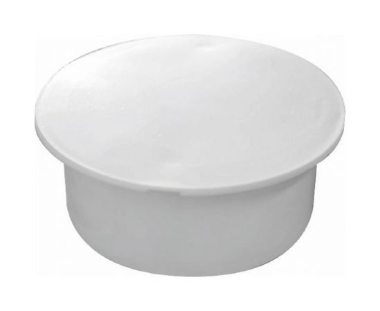 Монтажная коробка УРАЛ ПАК У195 белая скрытой проводки диаметр 75х30 мм, крышка, IP 20 КМ-500090195-096 