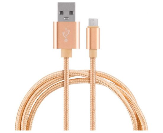 Кабель ENERGY ET-28 USB/Type-C, золотой (12339) 104100 