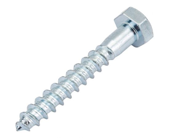 Шуруп с шестигранной головкой Качественный КРЕПЕЖ 10х70, 35 шт. 0500573 КЧ 