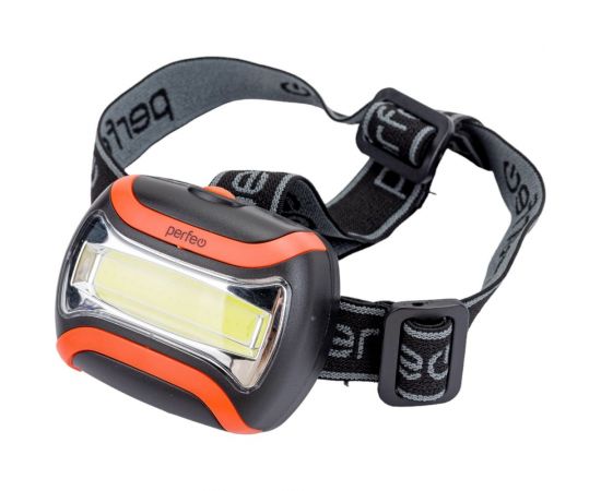 Светодиодный налобный фонарь Perfeo Nevada оранжевый 30011883 