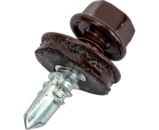 Самосверлящий винт HARDWEX ТМ HWX7-W-P9-5.5x19 мм, св.№3, RAL 8017, 250 шт. 5190000023712 