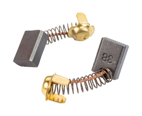 Комплект угольных щеток для электроинструмента Hitachi (пружина, пятак-уши), 7x13x17 мм, 2 шт COFRA SDH-34640 