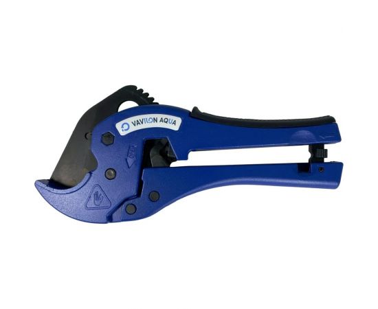 Ножницы-труборез Vavilon Aqua для резки пластиковых труб 16-42мм, полуавтомат резиновая ручка VA/Type-2 