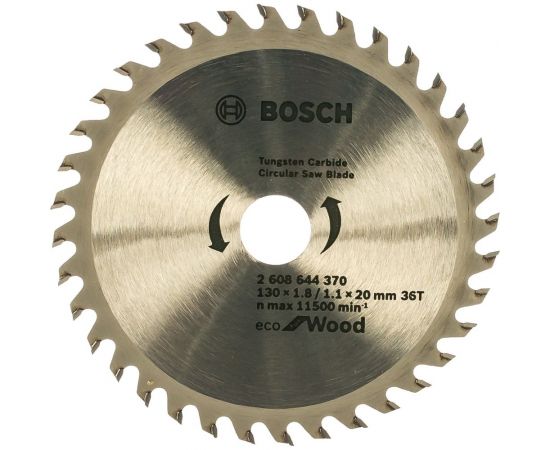 Пильный диск ECO WOOD (130x20 мм; 36T) Bosch 2608644370 